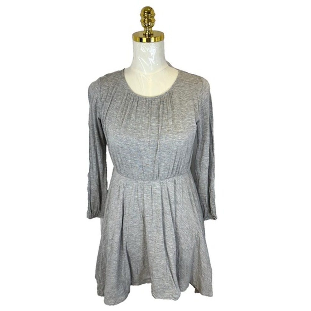POLO Ralph Lauren Girl's‎ Polka Dot Fit & Flare Dress Grey Preppy Babydoll Large
